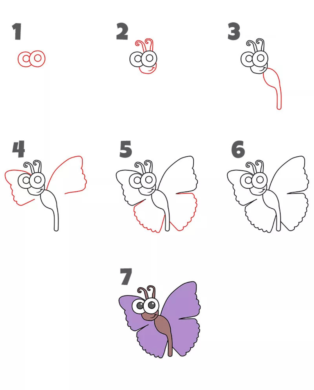 Tạo hình tô màu con bướm - Tô màu trực tuyến