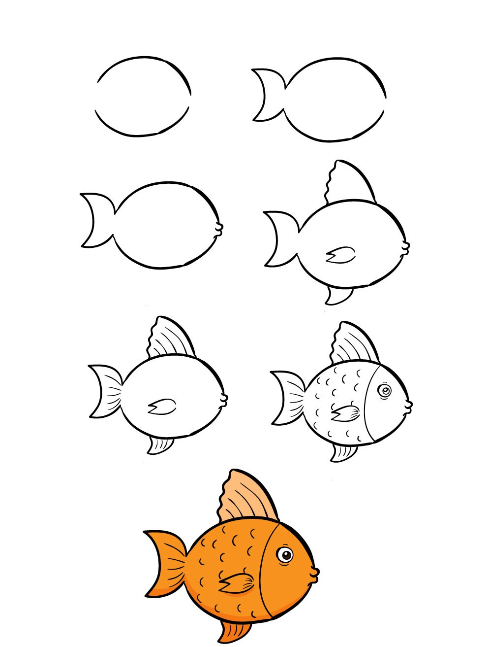 Bạn có muốn vẽ những con cá siêu dễ dàng và đẹp như trong tranh không? Bạn sẽ không phải lo lắng nếu không biết cách vẽ, vì đối với những người mới bắt đầu, chỉ cần một chút hướng dẫn là đủ để vẽ được những con cá tuyệt vời. Xem ảnh để khởi đầu hành trình vẽ cá của bạn nhé!