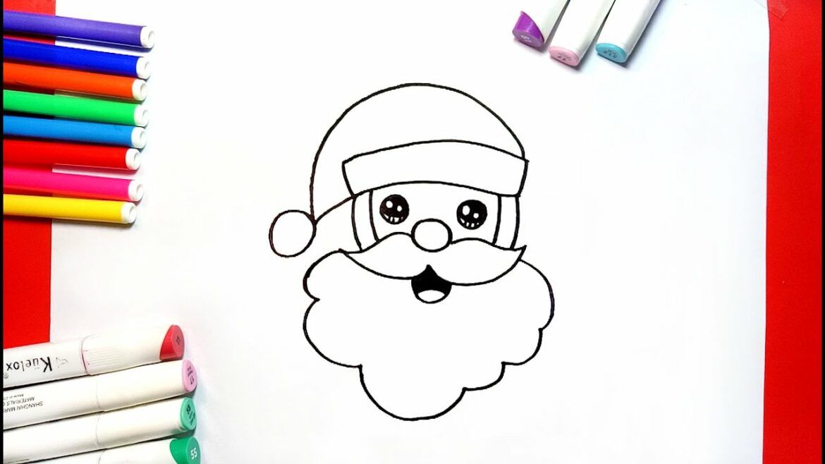vẽ ông già noel